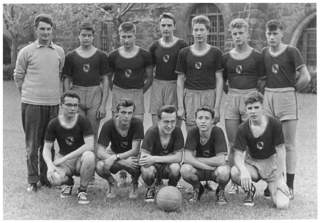 Der Deutsche Jugend-Basketballmeister von 1956 (Slg. Wolfgang Luckenbach)