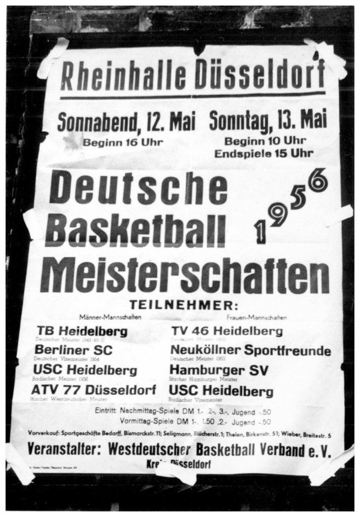 Ouvertüre zur Serienmeisterschaft: Die Düsseldorfer Meisterschaften von 1956 (Slg. Wolfgang Luckenbach)