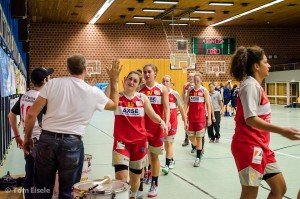 Abklatschen nach Spiel Speyer -