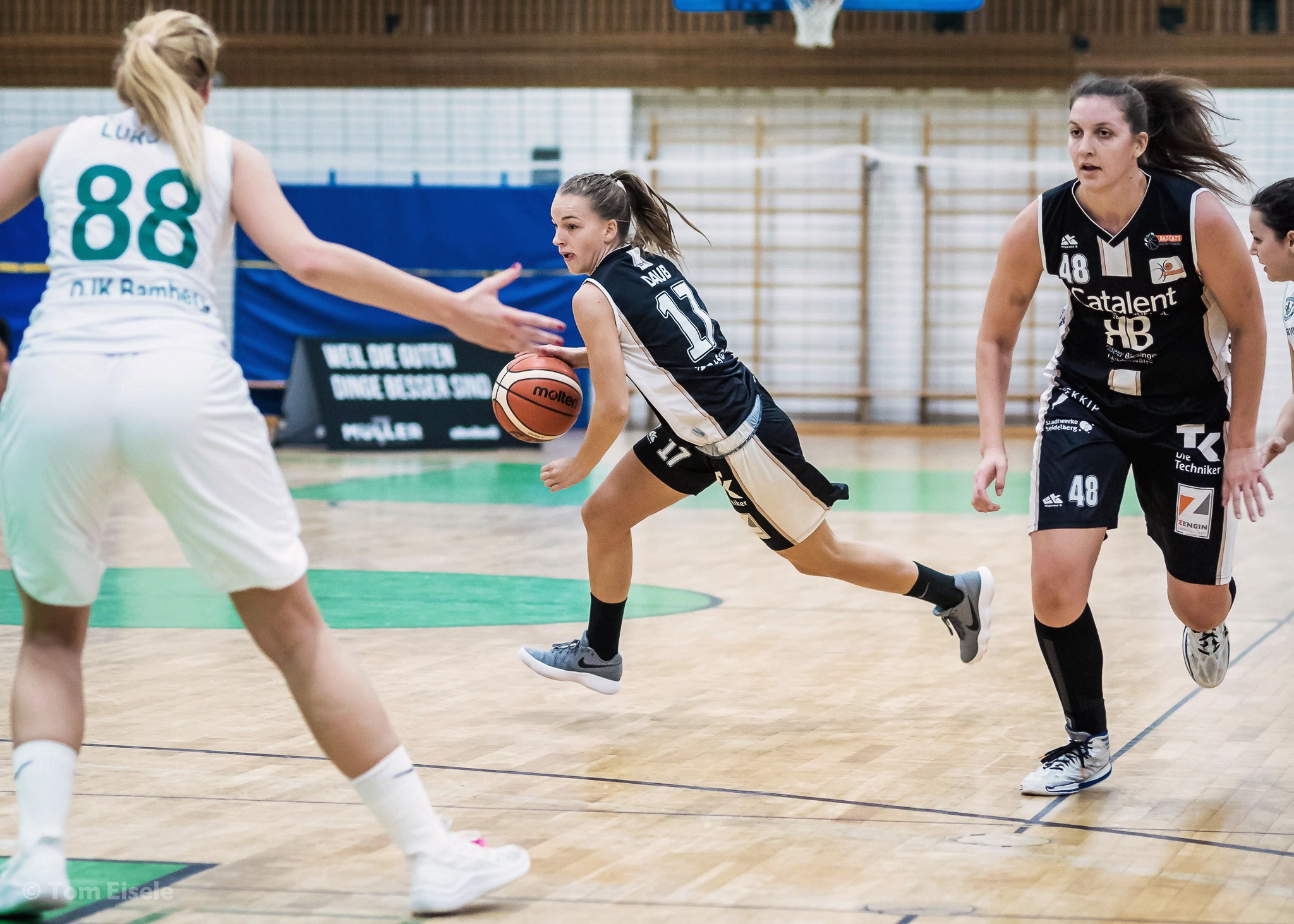 Britta Daub - Anne Zipser - Bamberg_vs_BasCats-16 - USC Heidelberg